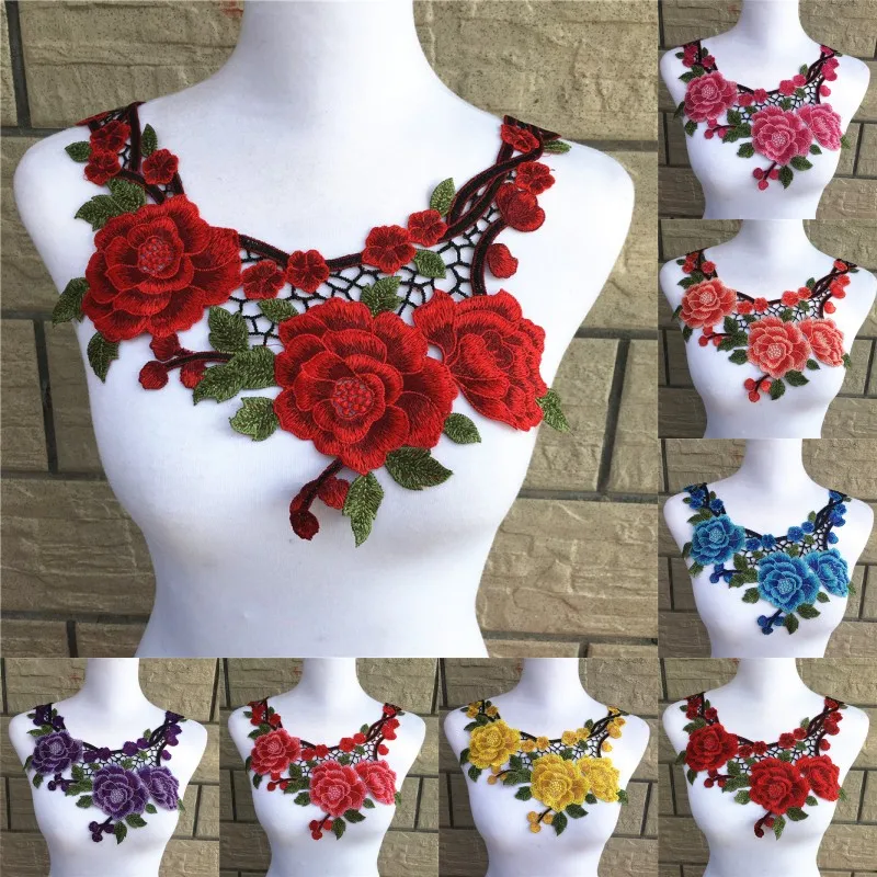 1pc 7 Colors Embroidery Colorful Flower Collar Lace Polyester Fabric,DIY Handmade Collar Lace Fabrics For Sewing Collar Crafts
1pc 7 Colors Embroidery Colorful Flower Collar Lace Polyester Fabric,DIY Handmade Collar Lace Fabrics For Sewing Collar Crafts