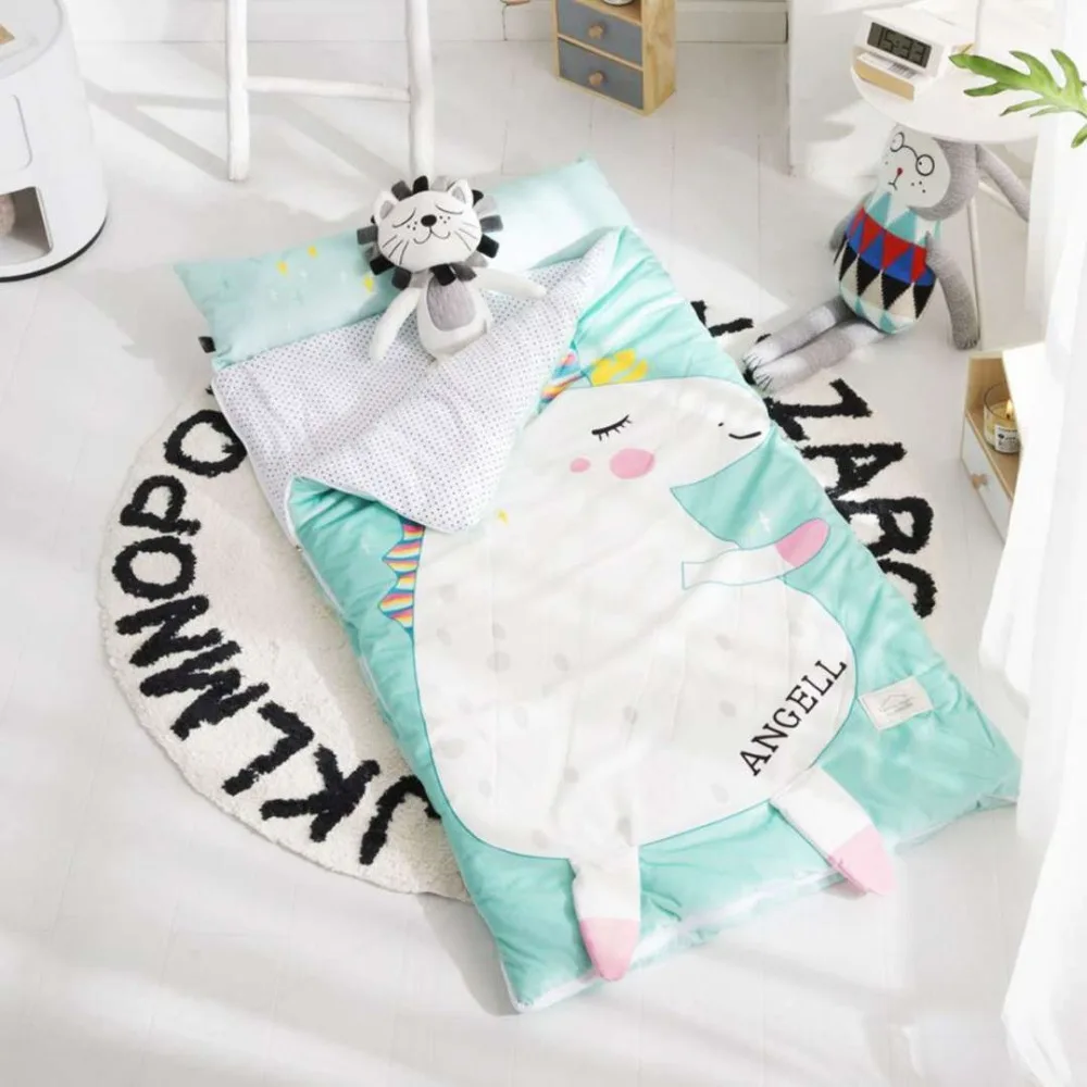 150cm*70cm Winter Kids Sleeping Bag Thicken Quit with Pillow Warm Envelope for Bedroom Multifunctional Children Sleeping Bag
150cm*70cm Winter Kids Sleeping Bag Thicken Quit with Pillow Warm Envelope for Bedroom Multifunctional Children Sleeping Bag