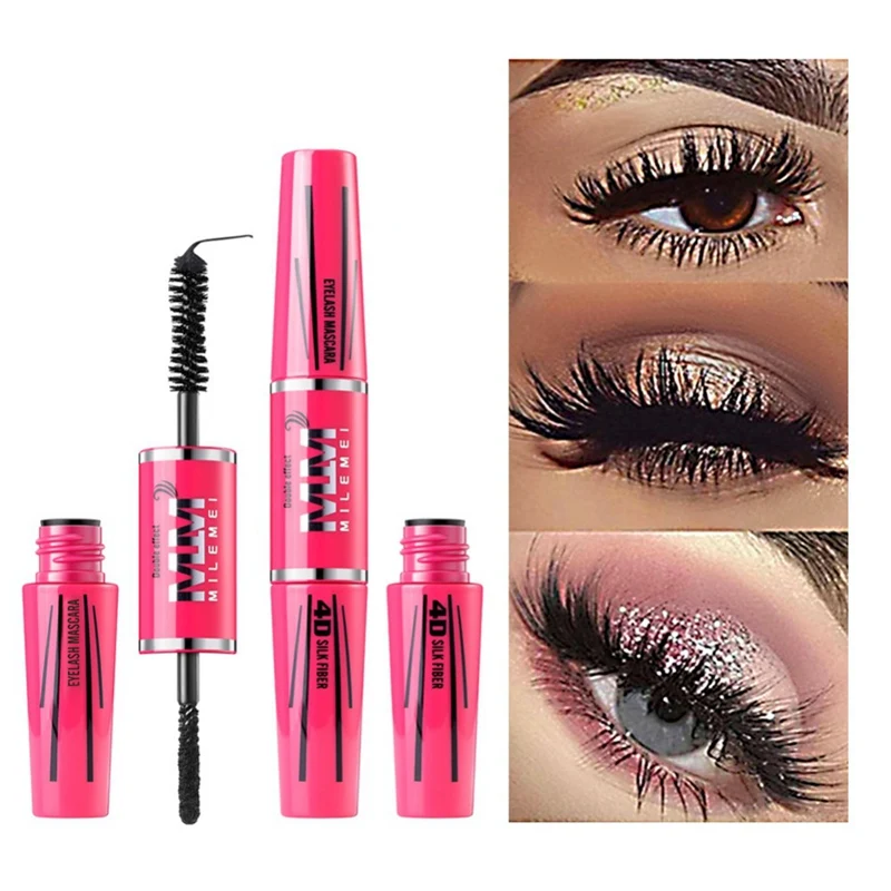 4D Silk Fiber Eyelash Mascara Makeup Lengthening Eye Lash Mascara Fiber Black Waterproof Eyelash Extension
4D Silk Fiber Eyelash Mascara Makeup Lengthening Eye Lash Mascara Fiber Black Waterproof Eyelash Extension