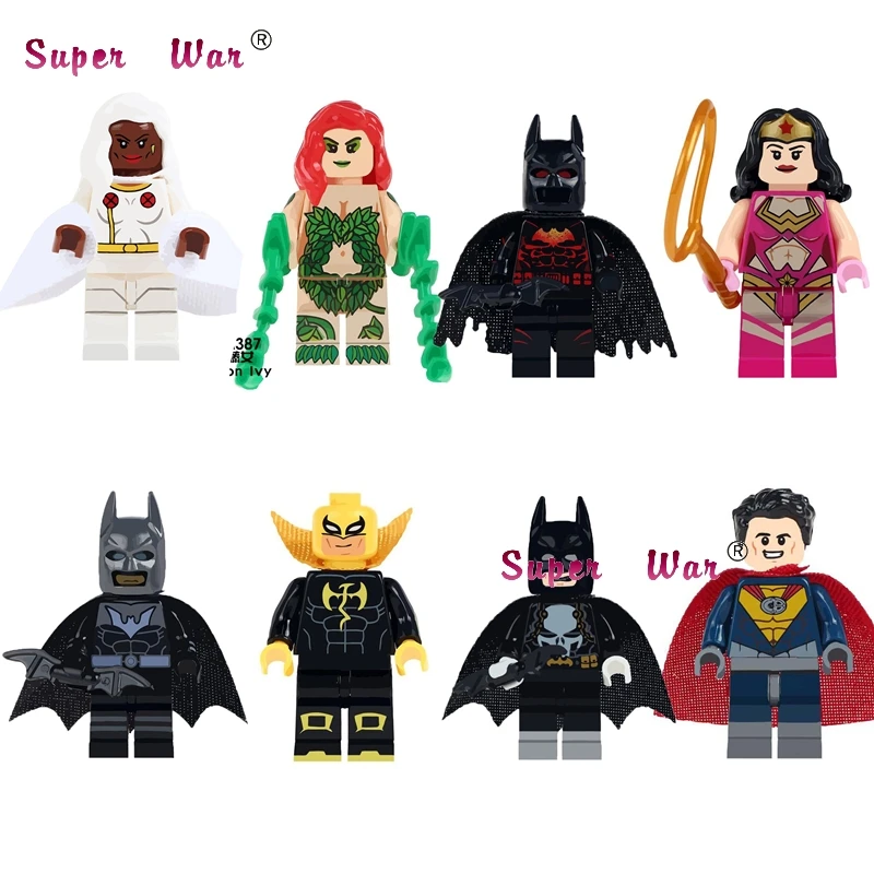 1PCS DC Marvel Hero Batman Poison Ivy Wonder Woman Superman Iron Fist Storm building blocks bricks toys for children
1PCS DC Marvel Hero Batman Poison Ivy Wonder Woman Superman Iron Fist Storm building blocks bricks toys for children