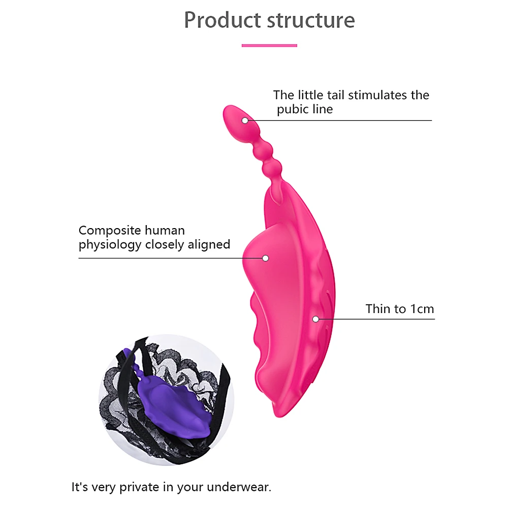 Panty Vibrator Sex Toys Wireless Remote Control Portable Clitoral Stimulator Invisible Vibrator Sex Toys for Women Masturbation (4)