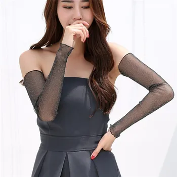 Sexy Ice Lace Arm Protection Sleeves Sunscreen Solid Opera Length Women Soft Stretchy Long Sleeves Anti-UV Fingerless Gloves
Sexy Ice Lace Arm Protection Sleeves Sunscreen Solid Opera Length Women Soft Stretchy Long Sleeves Anti-UV Fingerless Gloves