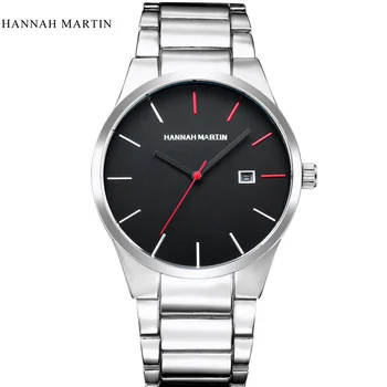 Hannah Martin Watches Men Luxury Brand Business Sports Casual Silver Watch Date Day Quartz Wrist Watches 30ATM relogio masculino
Hannah Martin Watches Men Luxury Brand Business Sports Casual Silver Watch Date Day Quartz Wrist Watches 30ATM relogio masculino