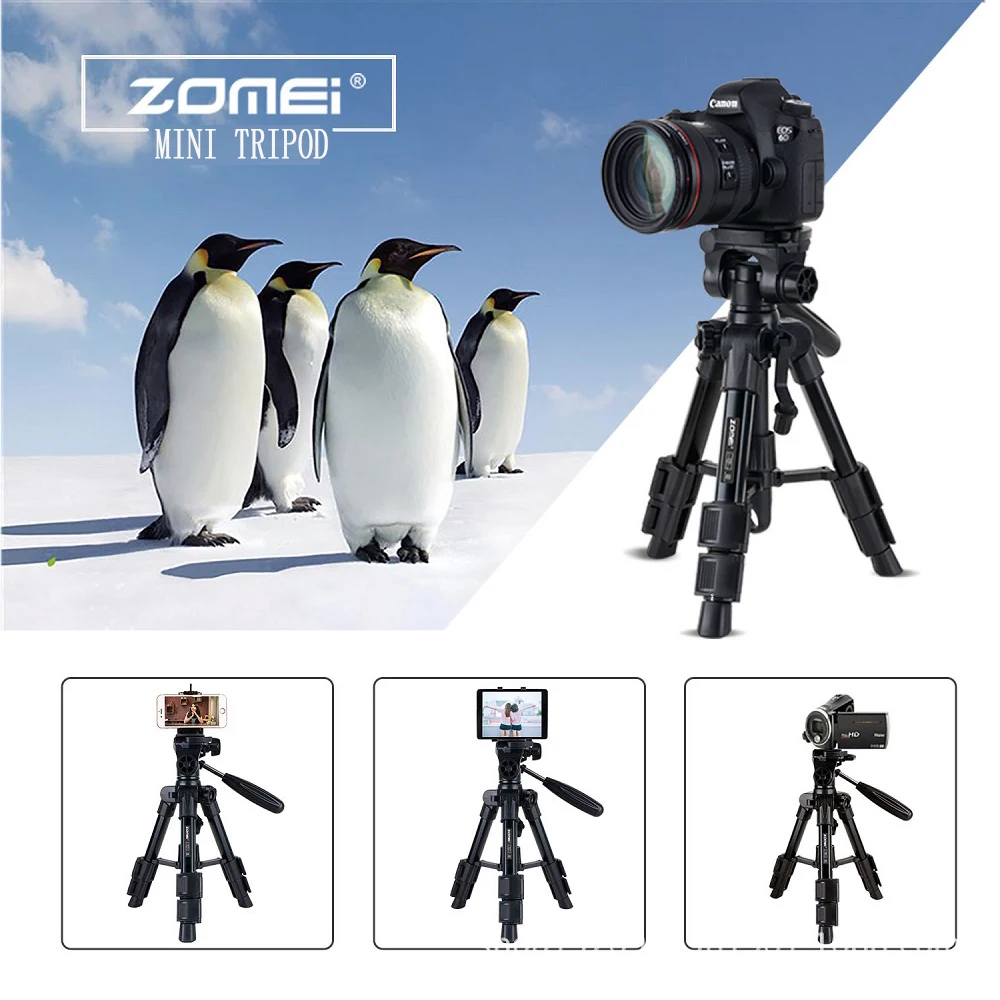 Zomei Q100 Travel Camera Tribod Mini Lightweight Portable Table Compact Tripod Professional for DSLR Mobile Phone Smartphones
Zomei Q100 Travel Camera Tribod Mini Lightweight Portable Table Compact Tripod Professional for DSLR Mobile Phone Smartphones