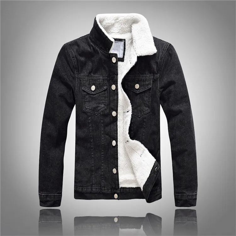 Denim Jackets Men 2018 Thicken Fleece Winter Jacket Men's Cotton Coats Fur Collar Casual Jeans Jackets Military Male Clothes
Denim Jackets Men 2018 Thicken Fleece Winter Jacket Men's Cotton Coats Fur Collar Casual Jeans Jackets Military Male Clothes
