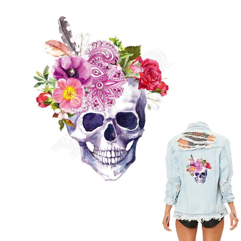 Boho Skulls Patch Iron On Clothes A-Level Washable Parches Ropa 2018 New T-Shirt Diy Decoration Parches
Boho Skulls Patch Iron On Clothes A-Level Washable Parches Ropa 2018 New T-Shirt Diy Decoration Parches