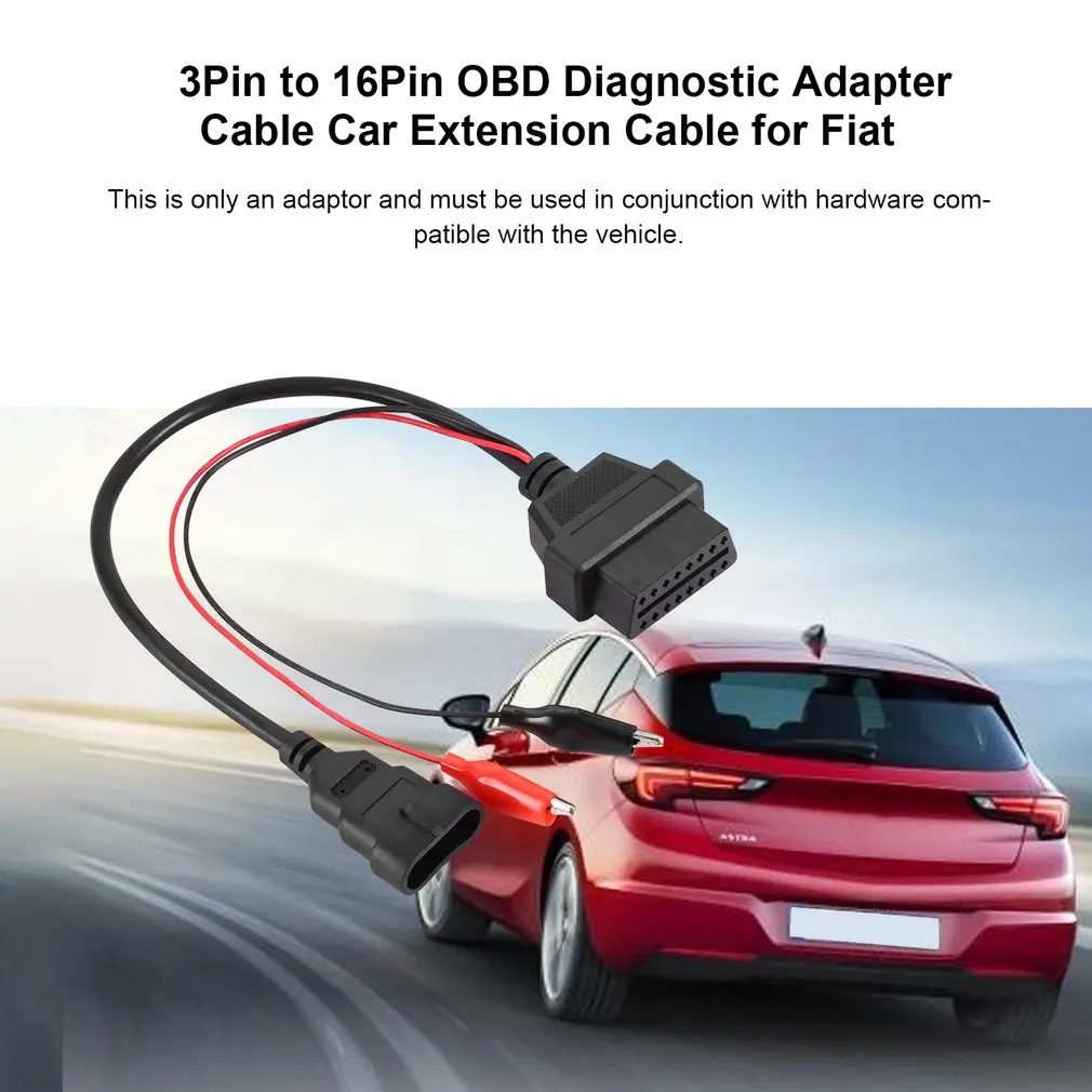 3Pin to 16Pin OBD Diagnostic Tool Adapter Cable Plug Connector Car Extension Cable for Fiat for Alfa for Lancia
3Pin to 16Pin OBD Diagnostic Tool Adapter Cable Plug Connector Car Extension Cable for Fiat for Alfa for Lancia