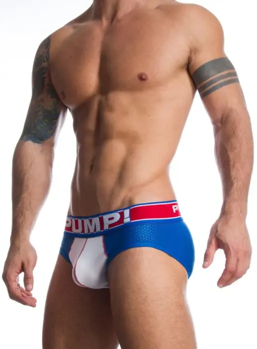 PUMP Brand men underwear sexy gay briefs jockstrap cueca tanga slip homme male underpants kincker for men mesh gay bikini briefs
PUMP Brand men underwear sexy gay briefs jockstrap cueca tanga slip homme male underpants kincker for men mesh gay bikini briefs
