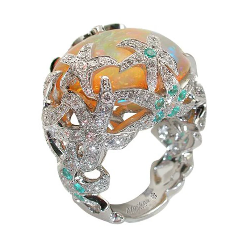 Vintage Tibetan Silver Star Leaf Resin Crystal Rings For Women Boho Antique Indian Opal Ring Fine Jewelry Ladies Gifts H3X999
Vintage Tibetan Silver Star Leaf Resin Crystal Rings For Women Boho Antique Indian Opal Ring Fine Jewelry Ladies Gifts H3X999