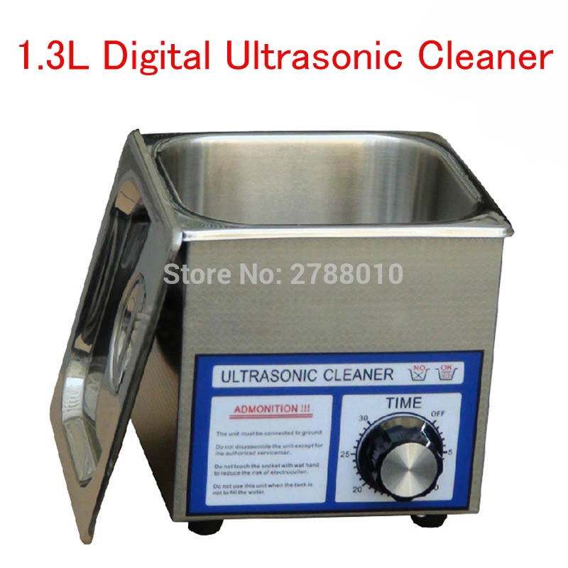 1pc AC Digital Ultrasonic Cleaner 60w 1.3L Capacity Cleaning Machine for Jewelry, Glasses, Watches with Free Basket PS-08T
1pc AC Digital Ultrasonic Cleaner 60w 1.3L Capacity Cleaning Machine for Jewelry, Glasses, Watches with Free Basket PS-08T