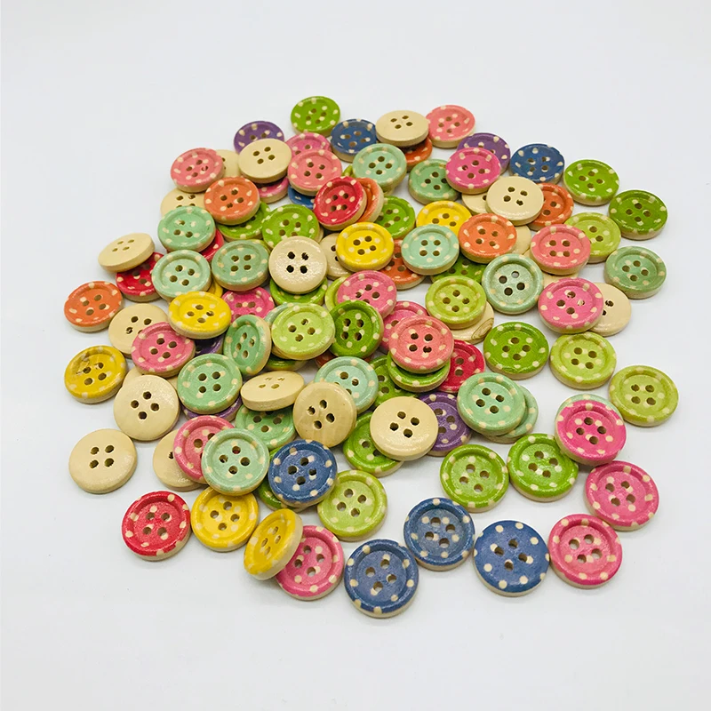 XinDong 15mm Wooden Sewing Buttons Scrapbooking Round Colorful Mixed Four Holes 10pcs Costura Botones Decorate bottoni botoes
XinDong 15mm Wooden Sewing Buttons Scrapbooking Round Colorful Mixed Four Holes 10pcs Costura Botones Decorate bottoni botoes