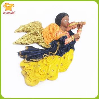 LXYY MOULD New Violin Angel Liquid Silicone Mould Fondant Cake Mould Baking Tools
LXYY MOULD New Violin Angel Liquid Silicone Mould Fondant Cake Mould Baking Tools