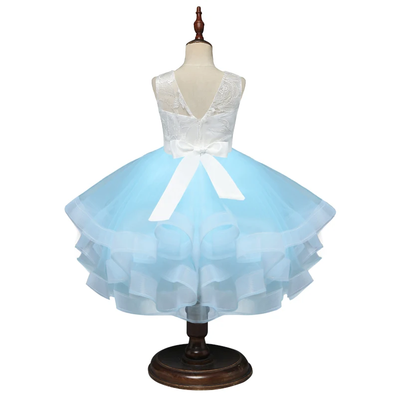 2019 New Tutu Girls Dress Princess Wedding Party Prom Gown Cute Children Evening Clothing Tule Kids Dresses For Girls 8 Years (4)
