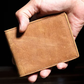 Retro original short wallet Metal Leather Money Clip personality wallet crazy horse leather men leather card Holder Money Purse
Retro original short wallet Metal Leather Money Clip personality wallet crazy horse leather men leather card Holder Money Purse