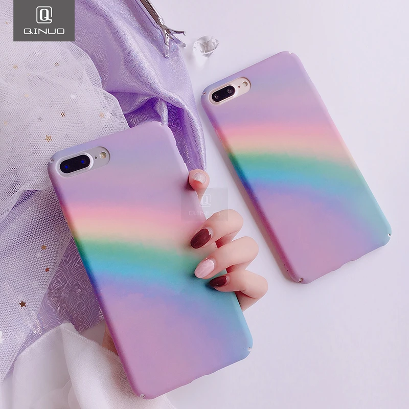 QINUO Gradient Rainbow Phone Case For iphone 6 6S 7 8 Plus Case Colorful Abstract Art Back Cover For iphone X XS Max XR Fundas
QINUO Gradient Rainbow Phone Case For iphone 6 6S 7 8 Plus Case Colorful Abstract Art Back Cover For iphone X XS Max XR Fundas