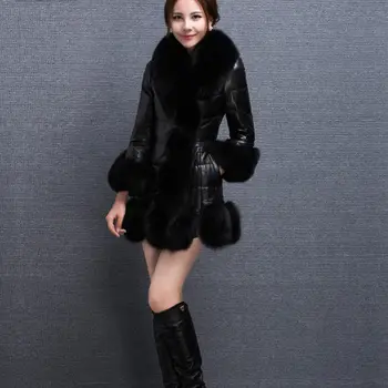 2020 New Fashion Winter women PU stitching imitation fur collar long paragraph was thin fur coat thick coat FF009
2020 New Fashion Winter women PU stitching imitation fur collar long paragraph was thin fur coat thick coat FF009