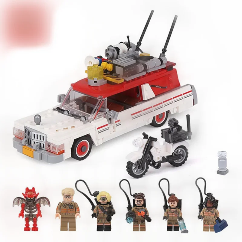 Ecto-1 & 2 Ghostbuster fighter Ghost car Model set Building Blcoks Bricks Model Compatible LegoINGlys 75828 Gifts toys for boys
Ecto-1 & 2 Ghostbuster fighter Ghost car Model set Building Blcoks Bricks Model Compatible LegoINGlys 75828 Gifts toys for boys