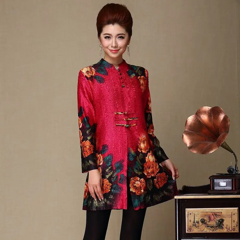 Middle Aged Women Vintage Floral Print Autumn Dresses 2019 Chinese Style Long Sleeve Elegant Plus Size Clothing Dresses Z258
Middle Aged Women Vintage Floral Print Autumn Dresses 2019 Chinese Style Long Sleeve Elegant Plus Size Clothing Dresses Z258