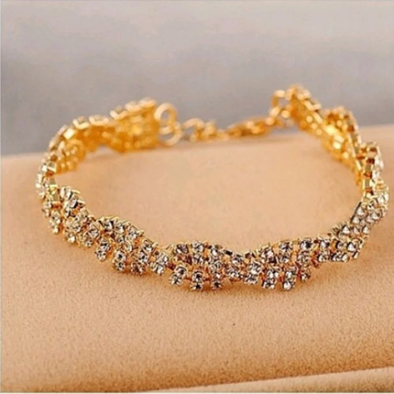 1 pcs Fashion Ladies Clear Crystal Chain Bracelet Charm Wedding Bridal Party Jewelry New
1 pcs Fashion Ladies Clear Crystal Chain Bracelet Charm Wedding Bridal Party Jewelry New