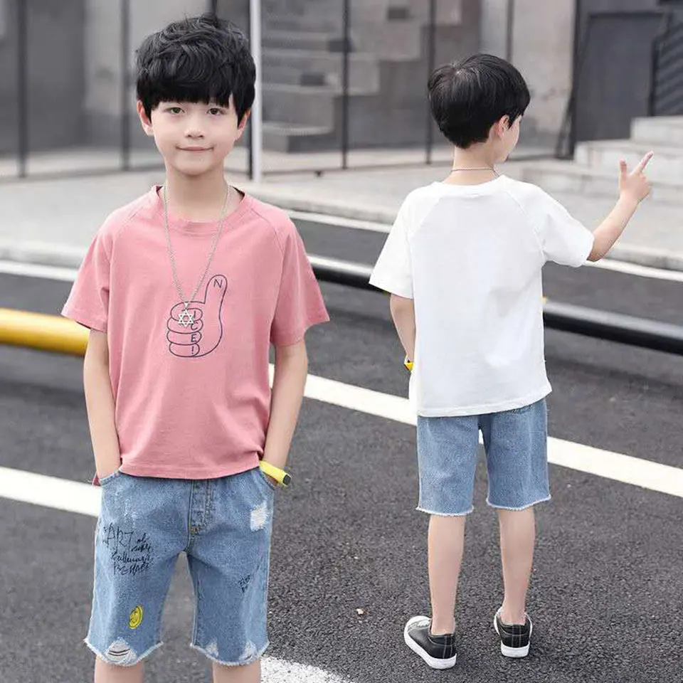 Baby Boy Summer Clothes Age For 4 6 8 10 12 13 Years 2019 Kids Clothes Short Sleeves T-Shirt + Shorts Suits Boys Clothing Sets
Baby Boy Summer Clothes Age For 4 6 8 10 12 13 Years 2019 Kids Clothes Short Sleeves T-Shirt + Shorts Suits Boys Clothing Sets