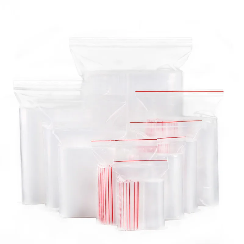 Junejour 100PCs Transparent Food Storage Bag Kitchen Reclosable Jewelry Storage Organizer Zip Lock Children Christmas Gift Bags
Junejour 100PCs Transparent Food Storage Bag Kitchen Reclosable Jewelry Storage Organizer Zip Lock Children Christmas Gift Bags