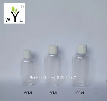 50ml 60ml 100ML empty plastic travel container bottle with flip top cap,sample bottles for cosmetic packaging WYL
50ml 60ml 100ML empty plastic travel container bottle with flip top cap,sample bottles for cosmetic packaging WYL
