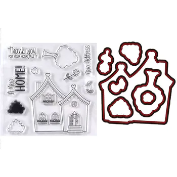 New home Transparent Clear Stamp/coordinating die for DIY scrapbooking/photo album card making stationary supply
New home Transparent Clear Stamp/coordinating die for DIY scrapbooking/photo album card making stationary supply