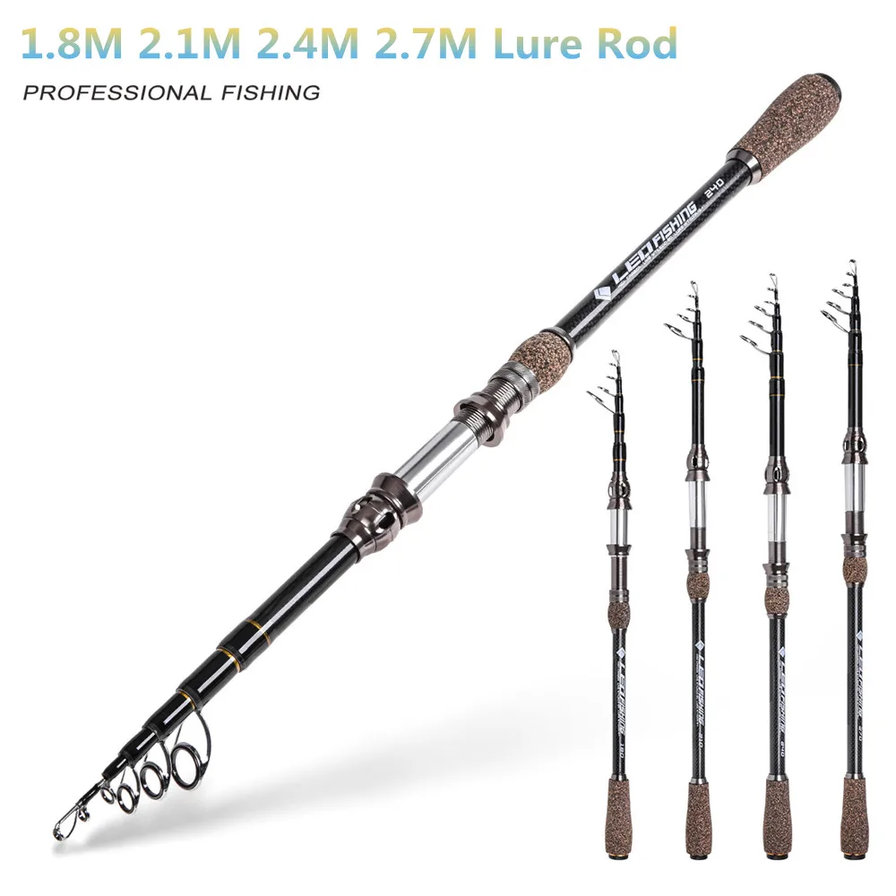 1.8M-2.7M High Carbon Telescopic Fishing Rod Lure Rod Spinning Casting Fast Action Fishing Pole
1.8M-2.7M High Carbon Telescopic Fishing Rod Lure Rod Spinning Casting Fast Action Fishing Pole
