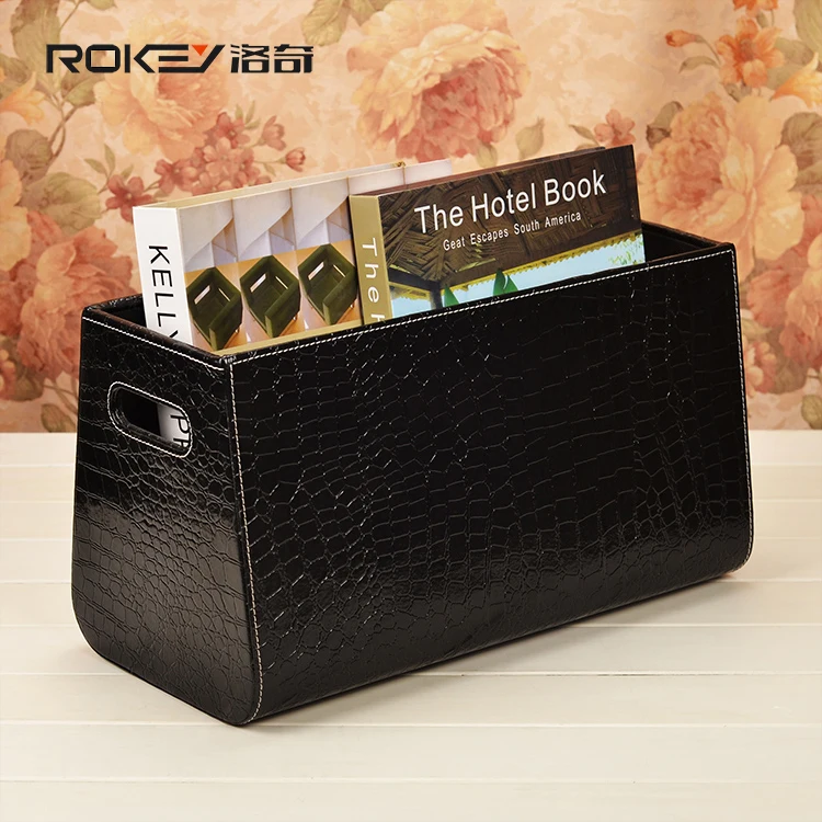 Rocky black crocodile pattern percussion section shape of newspapers and magazines basket Storage basket storage basket basket f
Rocky black crocodile pattern percussion section shape of newspapers and magazines basket Storage basket storage basket basket f