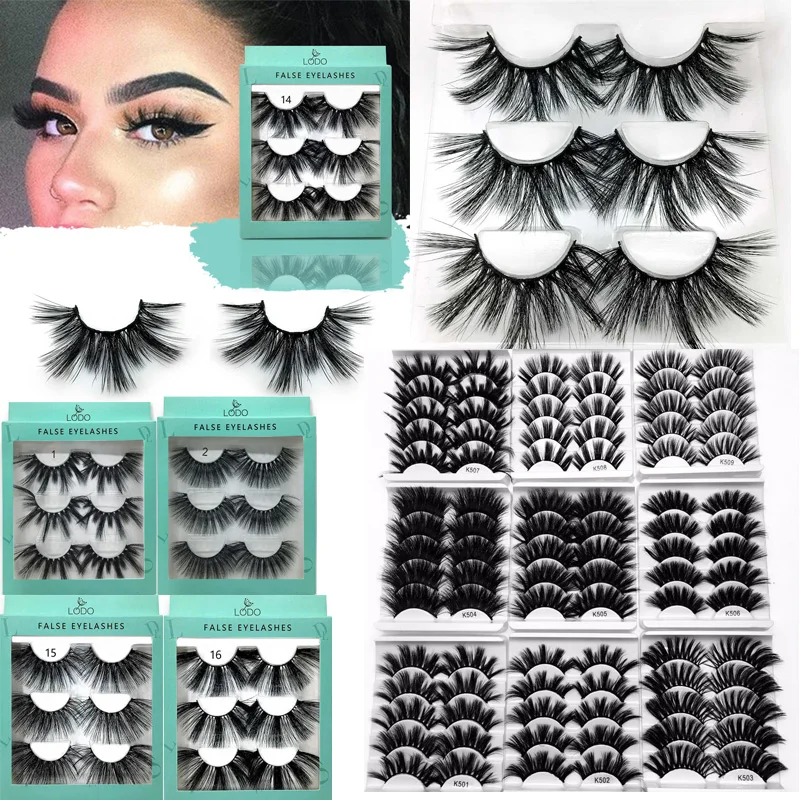 NEW 3/5/12 Pairs natural 3D Mink Hair False Eyelashes 20-25mm Long Lashes Extension Thick Wispy Fluffy Handmade Eye Makeup Tools
NEW 3/5/12 Pairs natural 3D Mink Hair False Eyelashes 20-25mm Long Lashes Extension Thick Wispy Fluffy Handmade Eye Makeup Tools