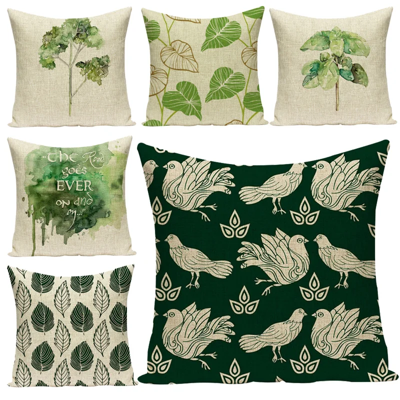 The vegetal style pillowcase with green leaves and petals high quality linen-cotton square pillowcase for sofa and car decoratio
The vegetal style pillowcase with green leaves and petals high quality linen-cotton square pillowcase for sofa and car decoratio