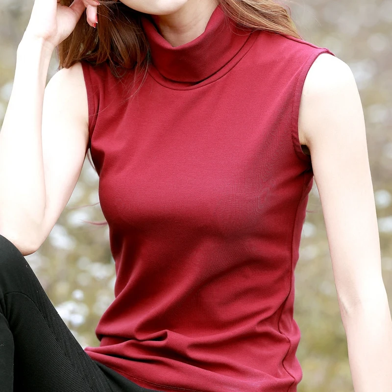Turtleneck Cotton tank tops women fashion Plus size 5XL summer 2019 new arrivals
Turtleneck Cotton tank tops women fashion Plus size 5XL summer 2019 new arrivals