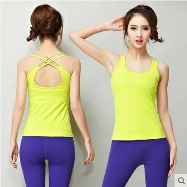 2018 New Sport Yoga Shirt Sleeveless Sportswear Blouses Running Vest Workout Crop Top Female T-shirt
2018 New Sport Yoga Shirt Sleeveless Sportswear Blouses Running Vest Workout Crop Top Female T-shirt