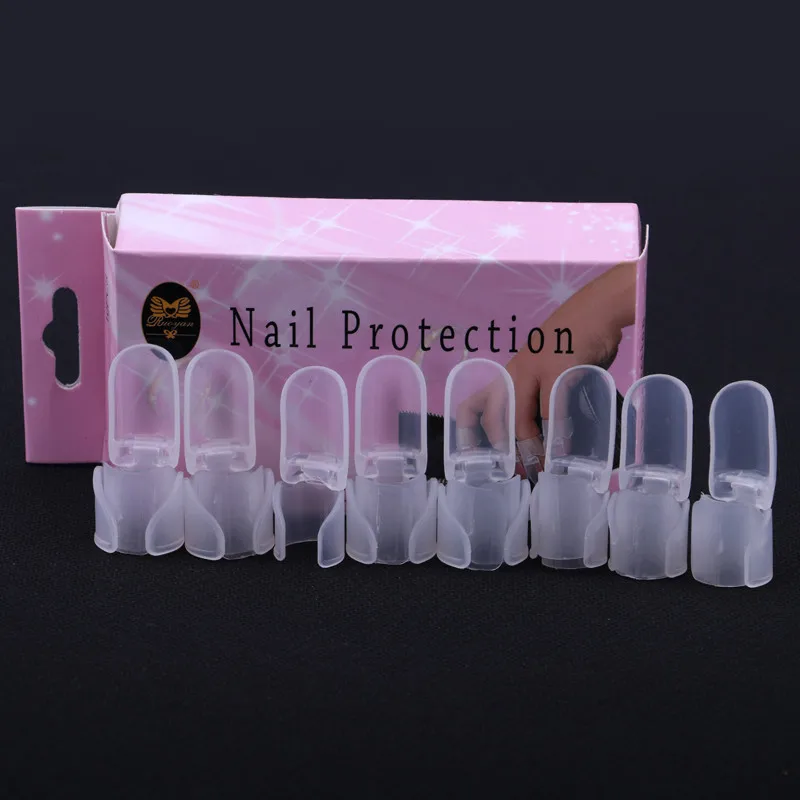 HUAMIANLI Nail Protection Cover Anti-Scratch Plastic Nail Protection 10 Pcs/Lot Manicure Art Care Tool White Color
HUAMIANLI Nail Protection Cover Anti-Scratch Plastic Nail Protection 10 Pcs/Lot Manicure Art Care Tool White Color