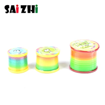 Saizhi Rainbow Fashion Toys colorful Rainbow Circle Folding Plastic Spring Coil Children's Creative Educational Toys SZ2436
Saizhi Rainbow Fashion Toys colorful Rainbow Circle Folding Plastic Spring Coil Children's Creative Educational Toys SZ2436