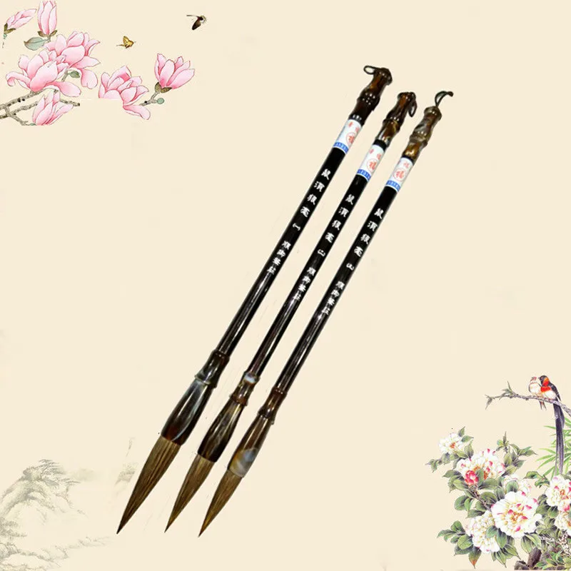Exquisite Rat hair Chinese Calligraphy Brushes Large Middle Small Regular Script Writing Brushes Beginner's Painting Supplies
Exquisite Rat hair Chinese Calligraphy Brushes Large Middle Small Regular Script Writing Brushes Beginner's Painting Supplies