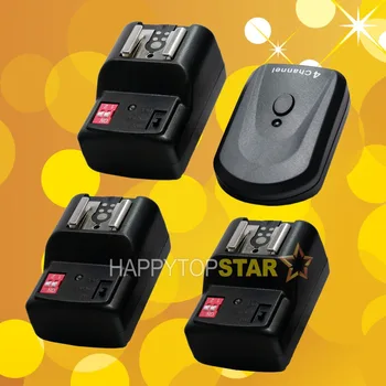 4 channels Wireless Studio Flash Trigger hot shoe 1 Transmitter and 3 Receivers Flash trigger Photo light speedlite PT04 Hotshoe
4 channels Wireless Studio Flash Trigger hot shoe 1 Transmitter and 3 Receivers Flash trigger Photo light speedlite PT04 Hotshoe