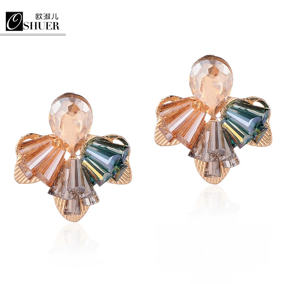 HOT !! Women's fashion earrings New arrival brand sweet metal with gems Handmade Rhinestone earring for women girls
HOT !! Women's fashion earrings New arrival brand sweet metal with gems Handmade Rhinestone earring for women girls
