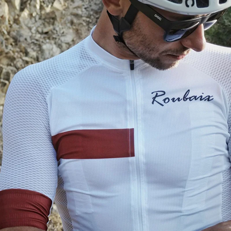 Roubaix 2019 Лето альпинист легкий Велоспорт Джерси с коротким рукавом велосипедная
