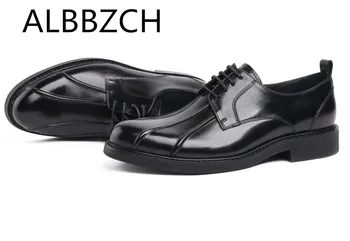 ALBBZCH Derby Dress Men shoes Quality Real Cow Leather Casual shoes Men's Business Office Work Shoes Size 38-44
ALBBZCH Derby Dress Men shoes Quality Real Cow Leather Casual shoes Men's Business Office Work Shoes Size 38-44