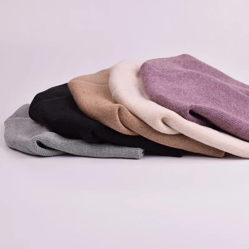 Spring and Autumn Women's Winter Beanies Skullies 2017 New Arrival Popular Hats Knitted With Wool Cap Gorros (2)