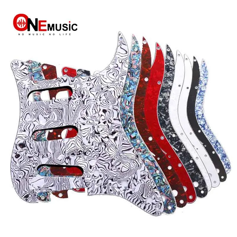 Multi Color 3 Ply 11 Holes SSS Guitar Pickguard Anti-Scratch Plate For ST FD Electric
Multi Color 3 Ply 11 Holes SSS Guitar Pickguard Anti-Scratch Plate For ST FD Electric