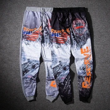 Men's new fashion casual go with the trend tie pocket stitching Armageddon digital print monogrammed sweatpants casual pants
Men's new fashion casual go with the trend tie pocket stitching Armageddon digital print monogrammed sweatpants casual pants