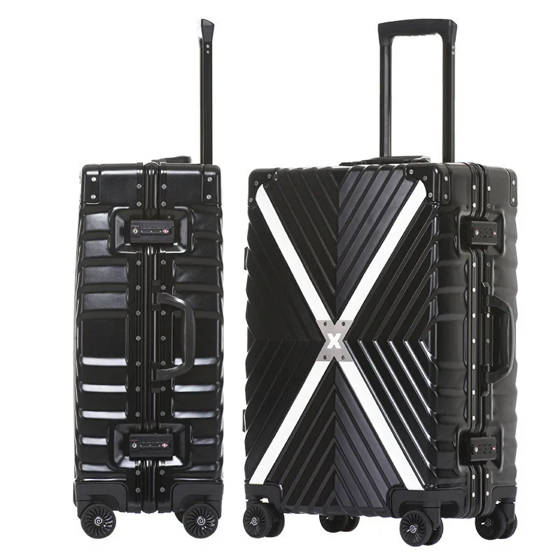 

20" 24" 26" 29" Polycarbonate VS Aluminum Frame Carry On Rolling Hardside Trolley Travel Traveling Luggage Suitcase