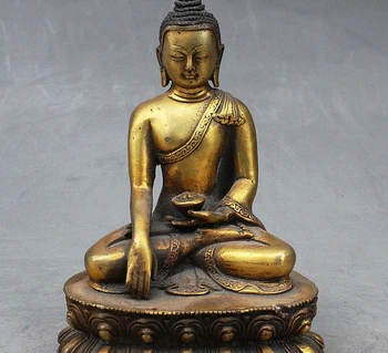 Tibetan Buddhism Bronze Gilt Shakyamuni Amitabha Buddha Sakyamuni Buddha Statue 160817
Tibetan Buddhism Bronze Gilt Shakyamuni Amitabha Buddha Sakyamuni Buddha Statue 160817