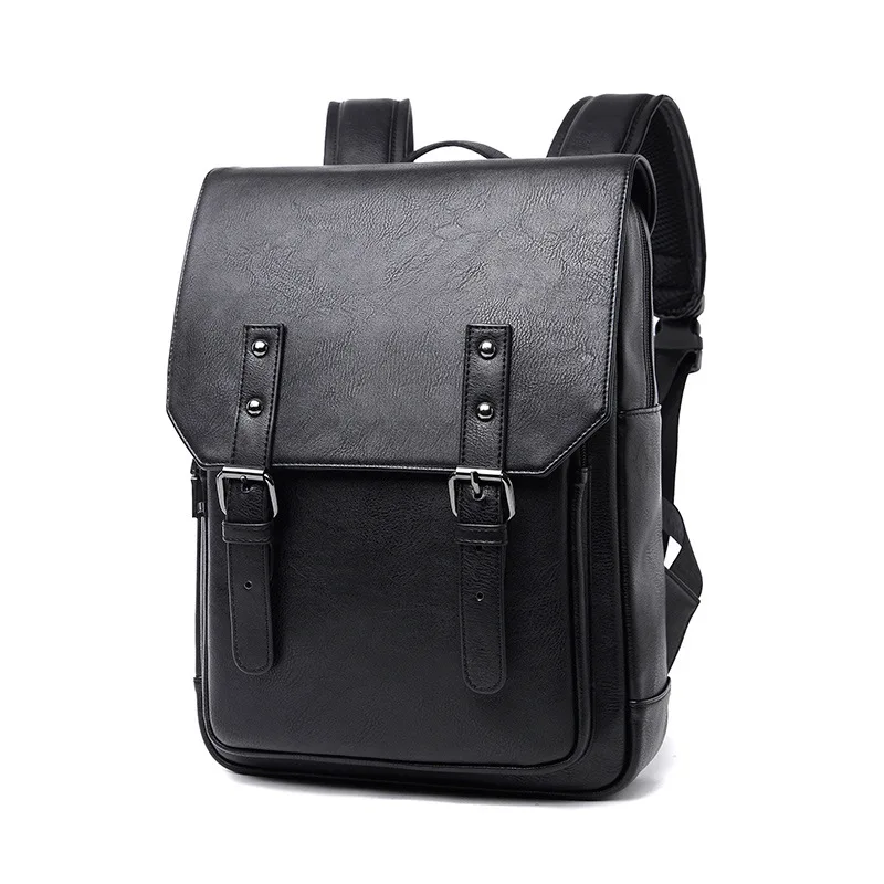 2019 New Men Backpacks Black Leather Schoolbags For Teenagers Women School Bag Waterproof Casual Rucksack Travel Shoulder Bag
2019 New Men Backpacks Black Leather Schoolbags For Teenagers Women School Bag Waterproof Casual Rucksack Travel Shoulder Bag