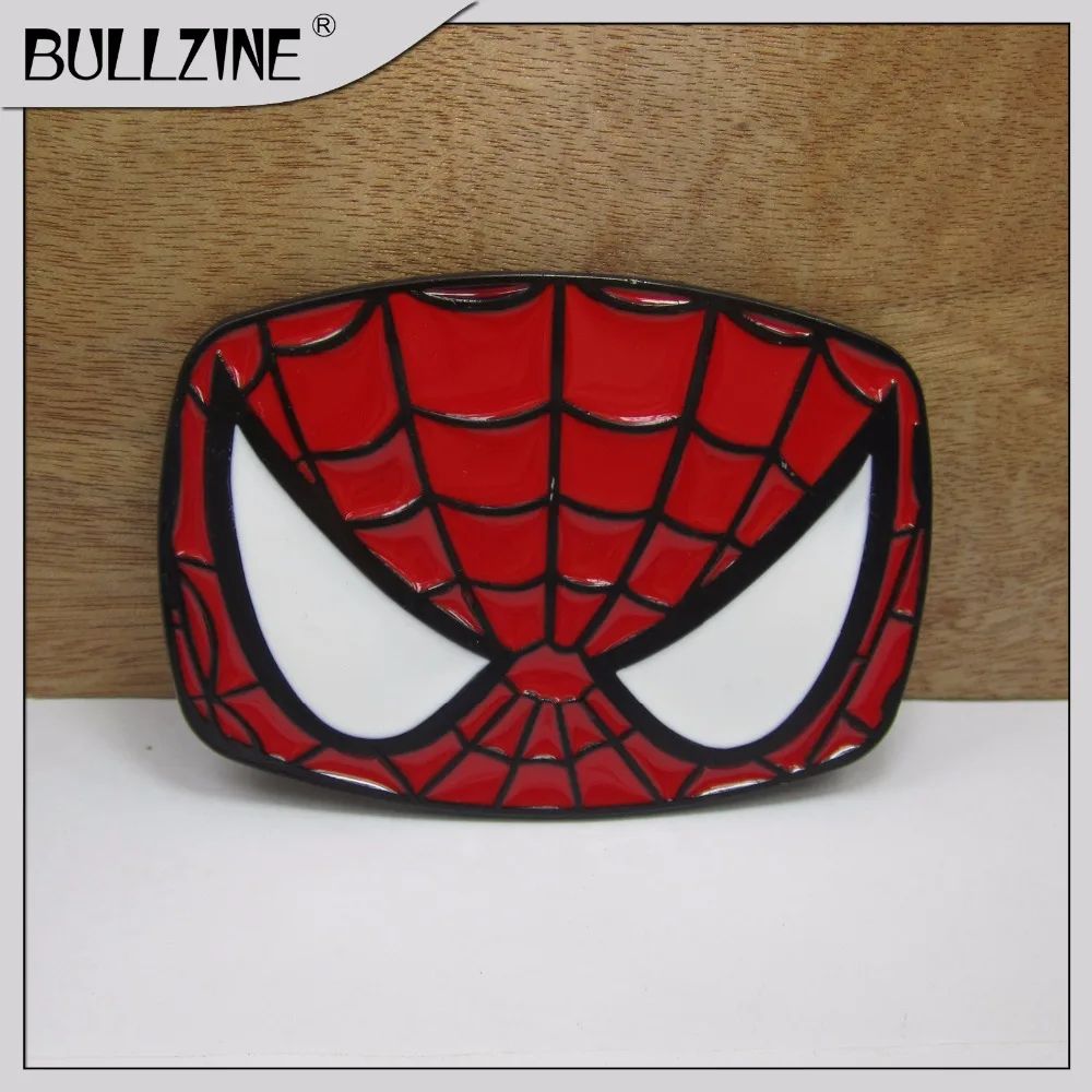 Bullzine Spider man film cowboy belt buckle with black coating and red enamel FP-03038 for 4cm width snap on belt drop shipping
Bullzine Spider man film cowboy belt buckle with black coating and red enamel FP-03038 for 4cm width snap on belt drop shipping