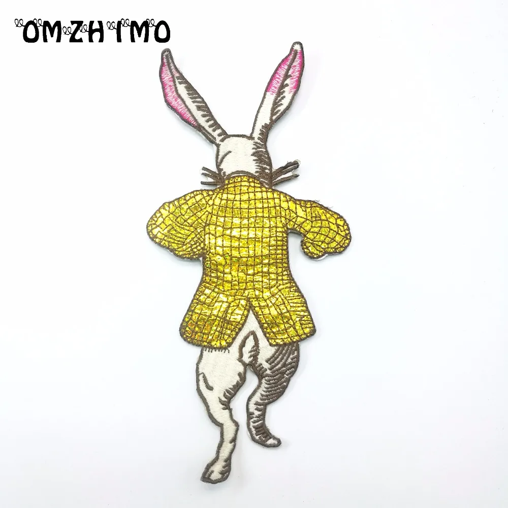 Cartoon Animal Rabbit Patches Sew Sequin Fabric Sticker For Clothing Kids Badge Embroidered Appliques DIY
Cartoon Animal Rabbit Patches Sew Sequin Fabric Sticker For Clothing Kids Badge Embroidered Appliques DIY