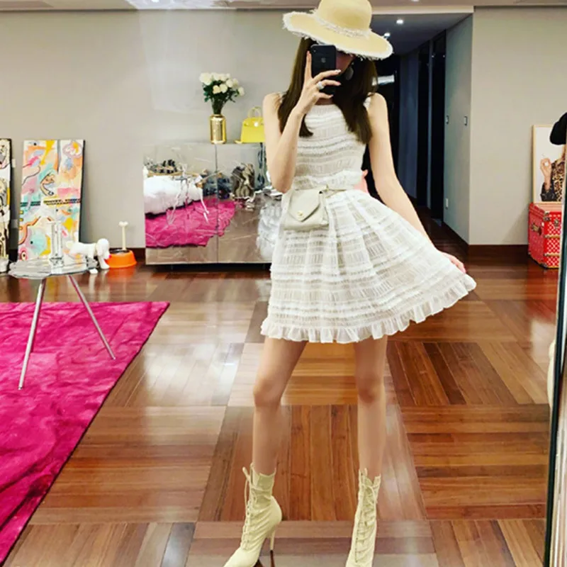summer dress 2019 Cute Sleeveless Women White Tunic Party Dress Female Ruffle Empire Short Lace Dress robe ete femme
summer dress 2019 Cute Sleeveless Women White Tunic Party Dress Female Ruffle Empire Short Lace Dress robe ete femme