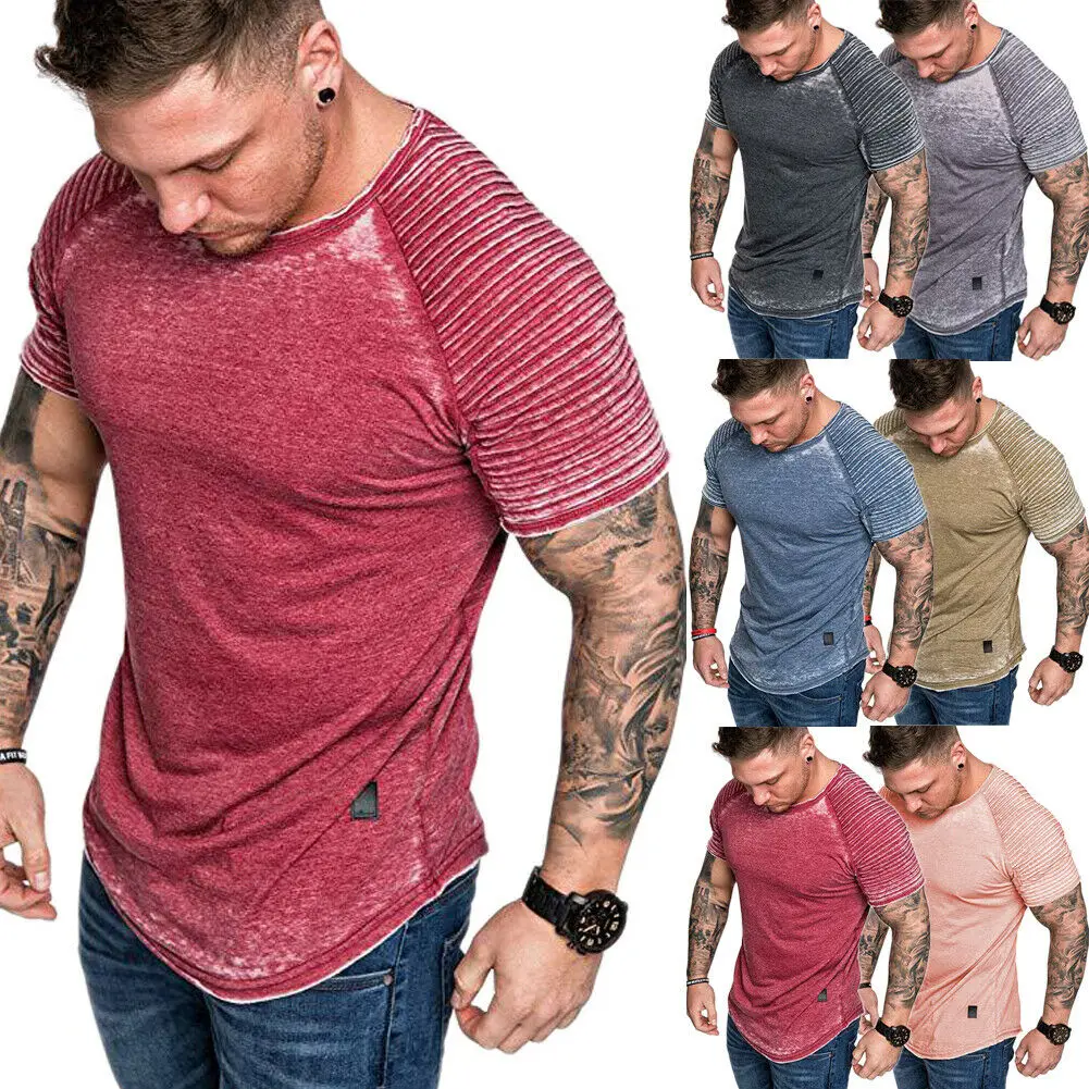 New Men's T-shirt Solid Short Sleeve O Neck Fashion Fit Sport Gym Bodybuilding Casual Training Muscle Heavyweight Sport Tee 3XL
New Men's T-shirt Solid Short Sleeve O Neck Fashion Fit Sport Gym Bodybuilding Casual Training Muscle Heavyweight Sport Tee 3XL